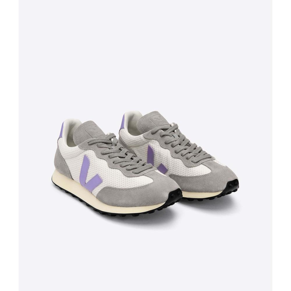 Veja RIO BRANCO HEXAMESH Women's Running Shoes Grey/Purple | NZ 425RVD